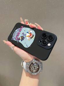 Paul Frank Licensed Monkey Eye Black Phone Case, Full Body Shockproof Camera Protection, Design Compatible With IPhone 13/14/15/16/17 Pro Max - Multicolor - View 5