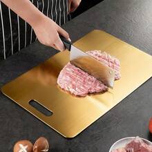 1 件砧板，易于清洁的厨房砧板，带人体工学手柄，适用于肉类、蔬菜、水果、面包和奶酪；斋月期间的理想之选。 - 彩色 - 查看 5
