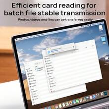 Lenovo E202 讀卡機 USB2.0蓋帽款 雙卡單獨 檔案輕鬆讀取 高速 即插即用 黑色 - 黑色 - 查看 4
