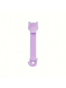 1pc Easy Squeeze Cat Food Dispenser - Long Handle Wet Food Feeder, Durable Plastic Pet Snack Scoop, Cat Food Feeding Tool - 500ml - View 6