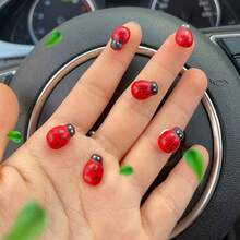 6 món đồ trang trí xe hơi hình bọ rùa - Phụ kiện xe hơi vui nhộn cho gương chiếu hậu hoặc bảng điều khiển, thiết kế bọ rùa sống động - bọ rùa - Xem 4