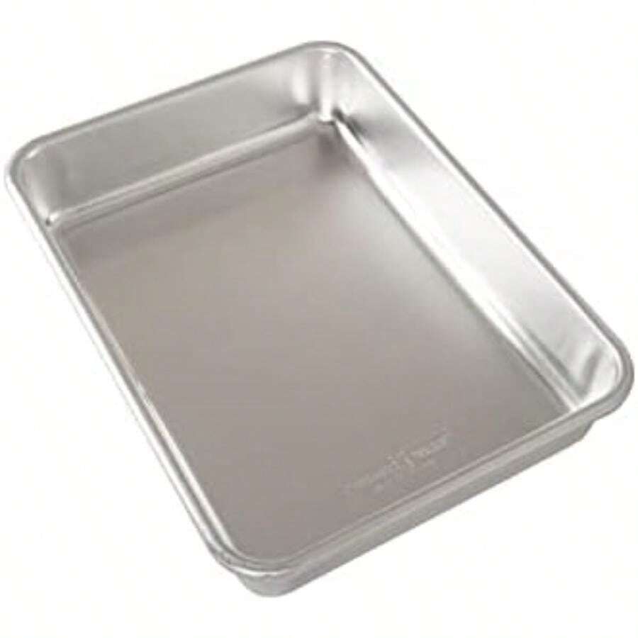 Nordic Ware Natural Aluminum Commercial Rectangular Cake Pan(Sartén rectangular) - Multicolor - Ver 1