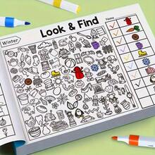 [Hidden Object Coloring] 1000+ Hidden Object Coloring Book For Kids | 12 Themed Sections, Educational Puzzle Activity, Birthday/Christmas Gift, 1000+ Pictures To Find & Color (Animals, Vehicles, Sea Creatures, Alphabet, Numbers) - Ages, Educational Resources, Teacher Must Haves, Classroom, Classroom Must Haves, Kindergarten Learning Activities, Teaching Resources, Classroom Resources, Classroom Must Haves For Teachers, Christmas Stocking Stuffers, Reading - 一個隨機顏色 - 查看 2