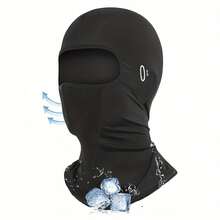 Summer Cycling Cap Sun Protection Battery-Free Outdoor Sports Headgear - Black - View 2