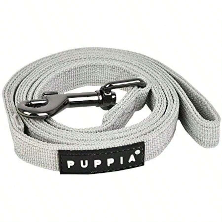 Puppia Auténtica Correa de Dos Tonos, Color , Grande(Gris claro Mediano) - Multicolor - Ver 1