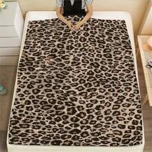 1 pătură de flanel cu imprimeu leopard la modă - moale, caldă, elegantă, potrivită pentru somn la birou, canapea, călătorii, camping, toate anotimpurile, poliester ușor, lavabilă la mașină, textură modernă de leopard, flanel leopard, cadou excelent pentru toate ocaziile - Multicolor - Vizualizare 11