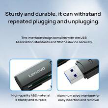 Lenovo E202 讀卡機 USB2.0蓋帽款 雙卡單獨 檔案輕鬆讀取 高速 即插即用 黑色 - 黑色 - 查看 5