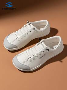 HOBIBEAR 宽鞋头极简赤足鞋，单绑带设计，男女通用，简约透气，舒适越野跑鞋，PU皮鞋面 - 淺灰色 - 查看 7