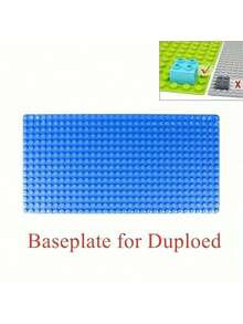 1 件大号珠子积木底板，16*32 点 DIY 大号底板，兼容各大品牌，圣诞节、复活节礼物