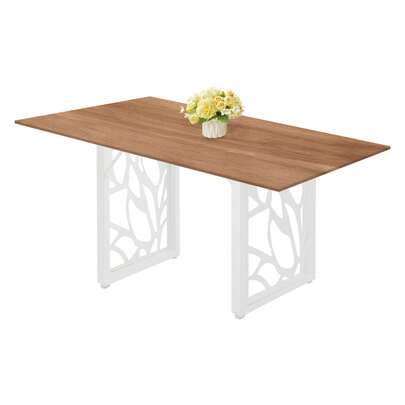 Futchoy Table Legs, 2PCS Desk Legs, Metal Dining Table Base