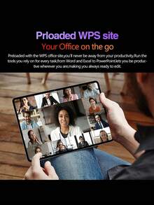 Qetupa 10-Inch Android Tablet, Octa-Core Processor, 4GB RAM, 128GB Storage, Expandable Up To 1TB, 6000mAh Battery, 1280x800 HD Touchscreen, 5MP + 13MP Dual Cameras, Wi-Fi, Bluetooth 5.2, 2MP + 5MP Dual Cameras - Blue - View 3