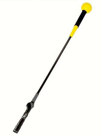 Flexible Weighted Golf Swing Trainer - Enhances Strength, Rhythm And Accuracy Of Right Hand Indoor Practice, Golf Accessory