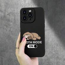 Tree Sloth Cartoon Pattern, Angel Eye Frosted TPU Phone Case - Mixed Color 1 - View 1