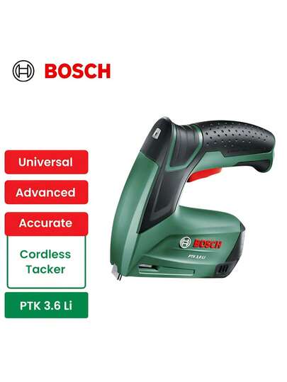  Bosch PTK3.6 Li sladdlös häftpistol, multifunktionell