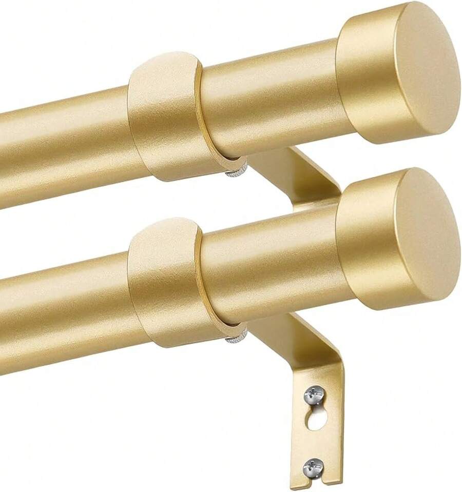 Curtain Window Rods - Gold - View 1