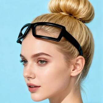 Waterproof Bathroom Sturdy Hair Hoop For Women, Home & Outdoor Use, Decorative Headband With Cool Stylish Design, Lightweight