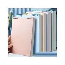 360° Flip Top Flip Notebook Cherry Blossom Pink - Wooden, Double-Sided Ink-Proof For Class/Office/Daily Recording - Hồng - Xem 1