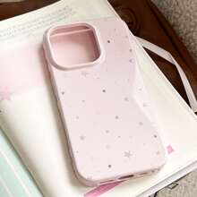 KAIWD 1 chiếc ốp lưng màu hồng ổi và tím nâu hình ngôi sao tương thích với iPhone 17 Pro Max, Apple 15 màu hồng hình ngôi sao graffiti tương thích với Apple 16 Pro Max, kiểu dáng tối giản Hàn Quốc cho iPhone 17, 13 inch, 15 inch, vỏ mềm, ngọt ngào, nữ tính, hình học, tối giản, tươi mới, mềm mại, phong cách . - Màu Hồng baby - Xem 12