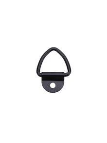 Black V-Shaped D-Ring Metal Hook, Cargo Tie Anchor