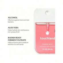 Touchland  Power Mist Hydrating Hand Sanitizer  A Skincare-Forward Hand Sanitizer Spray Enriched With Aloe Vera And Essential Oils, Leaving Hands Sanitized, Hydrated, And Delicately Scented. - 1 mùi hương hoa oải hương - Xem 4