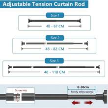 Curtain Window Rods - White - View 10