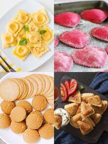 1pc Small/Large Square Plastic Handled Dumpling Mold Pastry Cutter