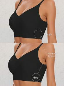 2pcs Women's Seamless Backless Strapless Bra - Lightweight & Breathable Thin Bridallingerie, Adjustable & Convertible Shoulder Straps, Light Support (Ideal For A/B Cup) - Wedding, Formal Dress, Camisole Underwear,Fall & Winter Wear - Multicolor - View 9