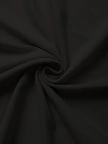 Camiseta de hombre de cuello redondo con estilo callejero retro, con estampado del texto "Slade", adecuada para looks de oficina diarios. - Negro - Ver 4