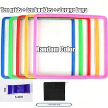 Multi-Piece Bouncy Sensory Sports Set, Durable PP Plastic, Suitable For Outdoor Activities And Sports Exercises With Multiple People, Improve Rapid Reaction And Agility, Backyard Activities, Mixed Colors