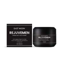 EAST MOON Men's Moisturizing Cream, Hydrating, Nourishing Lubricating Tender Refreshing Non-greasy Balancing Sebum Shrinking Pores Reducing Fine Lines Antioxidant Anti-Aging Facial Skin Facial Application Cream - Negro - Ver 13