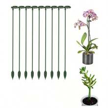1 pièce - Supports de plantes, supports de pot de fleurs en forme de tiges de soutien pour plantes, tuteur en mousse pliable pour plantes grimpantes d'intérieur - Piquets pour grimpeurs en pot - Grands bâtons de treillis d'intérieur pour plantes d'intérieur - Accessoires - Multicolore - Voir 7
