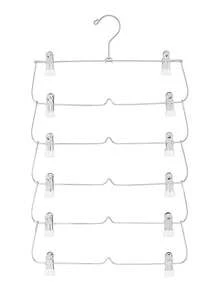 Perchero metálico de 6 niveles con 12 pinzas - Organizador de armario ahorra espacio para camisas, corbatas, cinturones, bufandas, calcetines y sujetadores - Negro, Perchero multiusos | Perchas verticales | Percha de ropa resistente, Organizador de ropa | Diseño de percha moderno | Percha de plástico - Negro - Ver 12