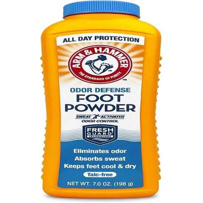 Arm &Amp; Hammer Foot Powder For Shoes &Amp; Feet, Talc-Free Odor &Amp; Moisture Control For Men &Amp; Women, 7 Oz (1 Pack)