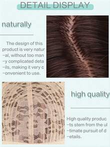 28 Inch Long Wavy Ombre Golden Synthetic Wig, Heat Resistant Fiber Wig Suitable For Women - Elegant Style, Natural Look, Fits All Light Blonde Tones - Multicolor - View 10