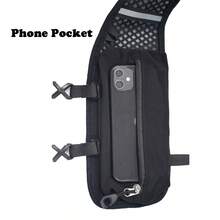 Classic Black & Gray Running Backpack, Hiking Hydration Pack - Black - View 6