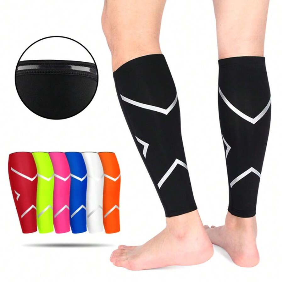 Unisex Calf Compression Sleeves - Leg Compression Sleeves - Calf Support, Suitable For Running, Basketball, Cycling, Travel - Multicolor - View 1