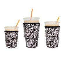 3pcs Iced Coffee Cup Sleeve For Large Sized Cups, Reusable Neoprene Iced Coffee Cup Holder For Hot Cold Drinks - Multicolor - View 8