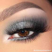 ColourPop Blowin' Smoke Eyeshadow Palette - Silver &Amp; Smokey Eye Eyeshadow Palette With Metallic &Amp; Matte Finishes - High-Pigment Eye Makeup With Long-Wearing Formula (0.3 Oz) - MàuC - Xem 6