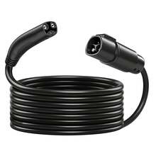 EV Charger Extension Cable For Te Sla, 48Amp 40 Ft Max 240V 11.52 KW With NACS Plug, EV Extension Cord For Level 1/2 Tesla Mobile/Wall Connector/Destination Charger, Model Y/X/3/S, Carrying Bag - Tesla Model 48A 40ft - View 1
