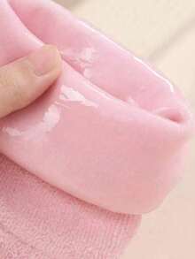 1双硅胶保湿舒缓袜，1套浮石高弹吸水压力袜套装，可重复使用的芦荟袜，夜间SPA袜，男女通用防滑凝胶后跟袜，适用于干燥肌肤、脚部干裂粗糙的皮肤，居家足部护理，可搭配您喜爱的乳液和面霜使用，母亲节礼物，多种组合可选 - 彩色 - 查看 9