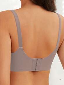 2 Pcs Pregnant And Postpartum Nursing Bra For Women, Lifting Without Steel Ring, Anti Sagging Front Opening Bra - Multicolor - View 5