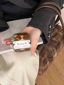 Ins Style Simple Blue & Brown Gradient 4/ Pro 3/ 2 Wireless Bluetooth Earphone Soft Protective Case, Suitable For Women - Multicolor - View 11