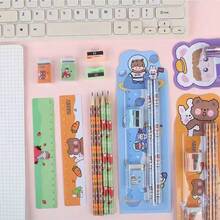 5/10/20/40pcs Set Of Elementary School Pencils, Stationery Gift Box, Student Pencil Stationery Gift Pack - Halloween, Christmas, Thanksgiving Gifts, Rewards (Accessory Colors Random) - Multicolor - View 4