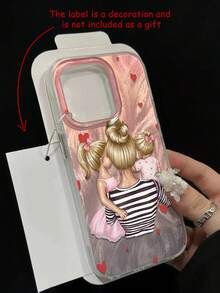 彩绘简约时尚防摔超柔软硅胶手机壳，兼容 17/17 Pro/17 Pro Max/16/15 XR/7/8/16 Pro Max/13/13 Pro Max/14 Pro Max、Galaxy S25/S25 Plus/S25 Ultra、A16/A36/A26/A56、S24 - 彩色 - 查看 2