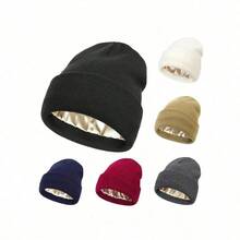 Women'S Silky Satin Beanie -Anti-Static, No Frizz, KnitCap For Winter Warmth - Nhiều màu - Xem 16