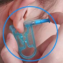 4/9/17pcs Ear Piercing Master Kit - Studs With Disposable Safety Crystal Earring Piercer Machine, Nose Lip Body Jewelry Piercing Tool, Disposable Ear Piercing Gun For Household Use, Easy To Operate And Clean