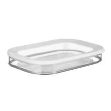 1 pieza Recipiente de almacenamiento de alimentos apilable de 1/3/4 capas con tapa, de plástico para almacenar carnes y verduras cocidas, adecuado para refrigeradores, fiambres, frutas, quesos y recipientes para barbacoa. Reutilizable, ideal para viajes escolares, viajes de trabajo y como un elemento esencial de la cocina. - Multicolor - Ver 10