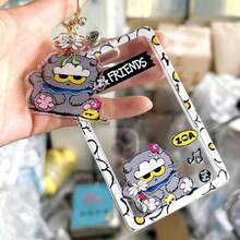 Kpop Cartoon Shaped Transparent Card Cover, Backpack Pendant, Bag Accessories, ID Card Game Card Protective Cover, Acrylic Material - Multicolor - View 5