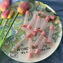 1/5pcs 0.19oz Transparent Lip Gloss Tube With Cap - Leak-Proof, Refillable, Suitable For DIY Lip Balm And Lipstick, Plastic Material (Random Packaging Bag Included)