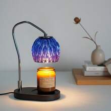 1个紫色玻璃电蜡烛加热器，带调光器和定时器，适用于融化蜡烛，是圣诞节、世界文化日、感恩节、生日、晋升、乔迁之喜等场合送给妈妈和女性的完美礼物。 - 美規A型插(110-127V) - 查看 11